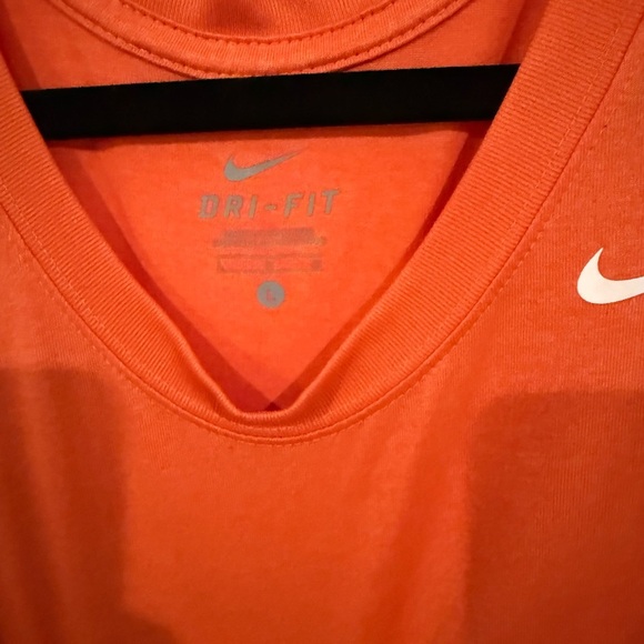 Nike Women's Bright Orange Tank Top - Picture 2 of 3